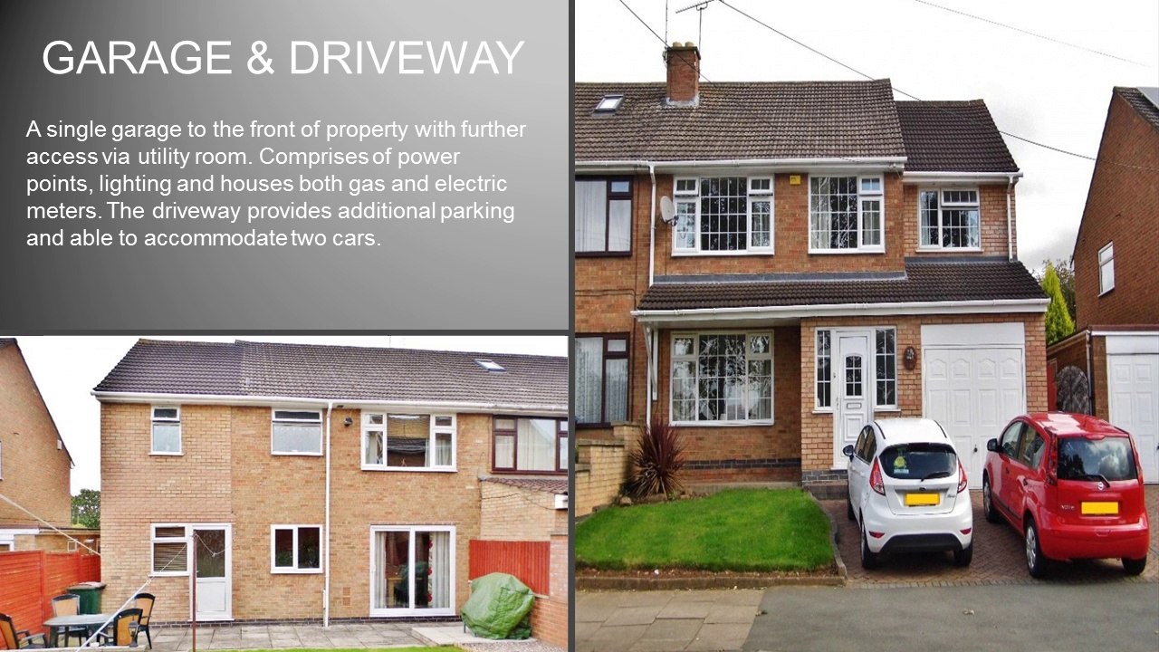4 bedroom Semi-detached house with garage – QUORN WAY, ERNSFORD GRANGE CV3