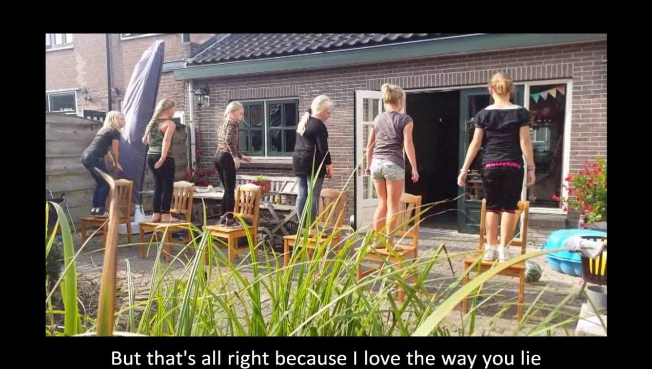 Dancing on "Rihanna-The way you lie"