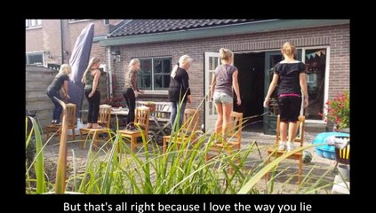 Dancing on "Rihanna-The way you lie"