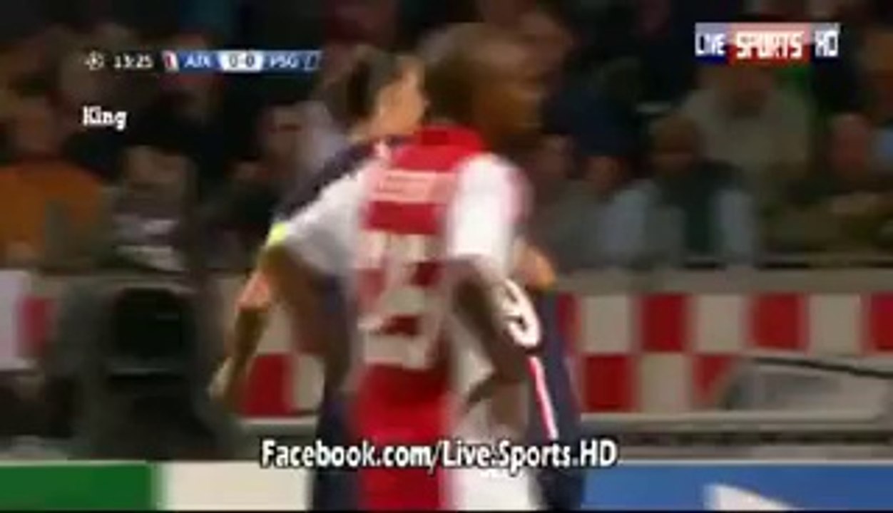 Ajax 0 - 1 PSG # Edinson Cavani- 17 September 2014 -