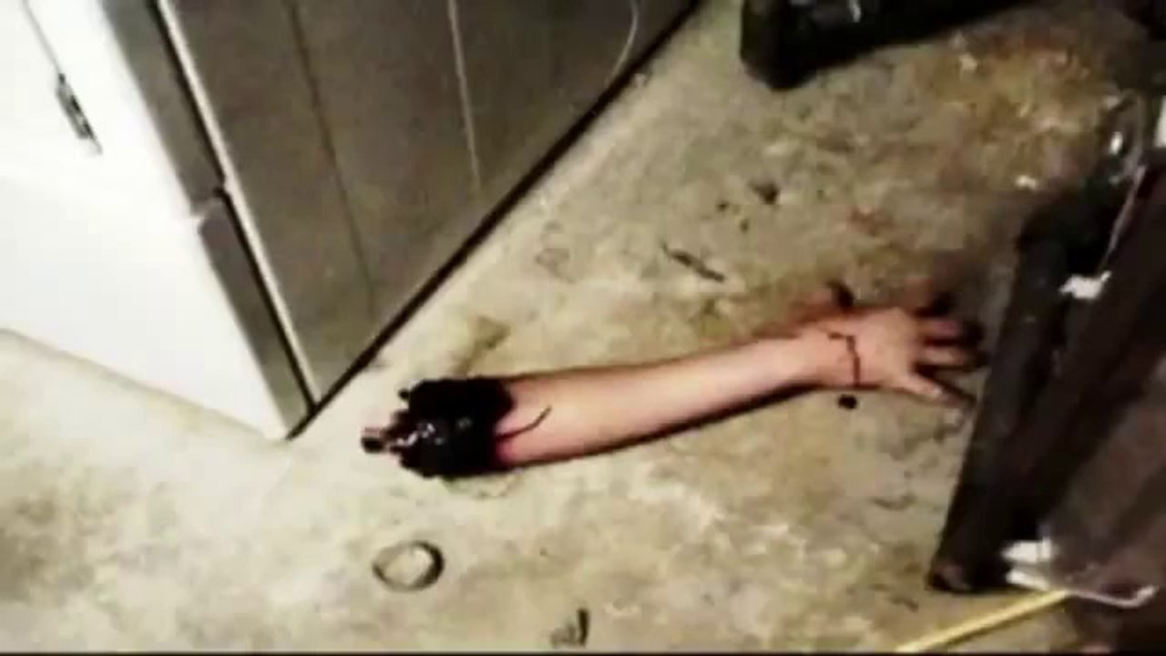 Basement scene from the feature film HELLSCAPE (directed by Rennie Cowan).