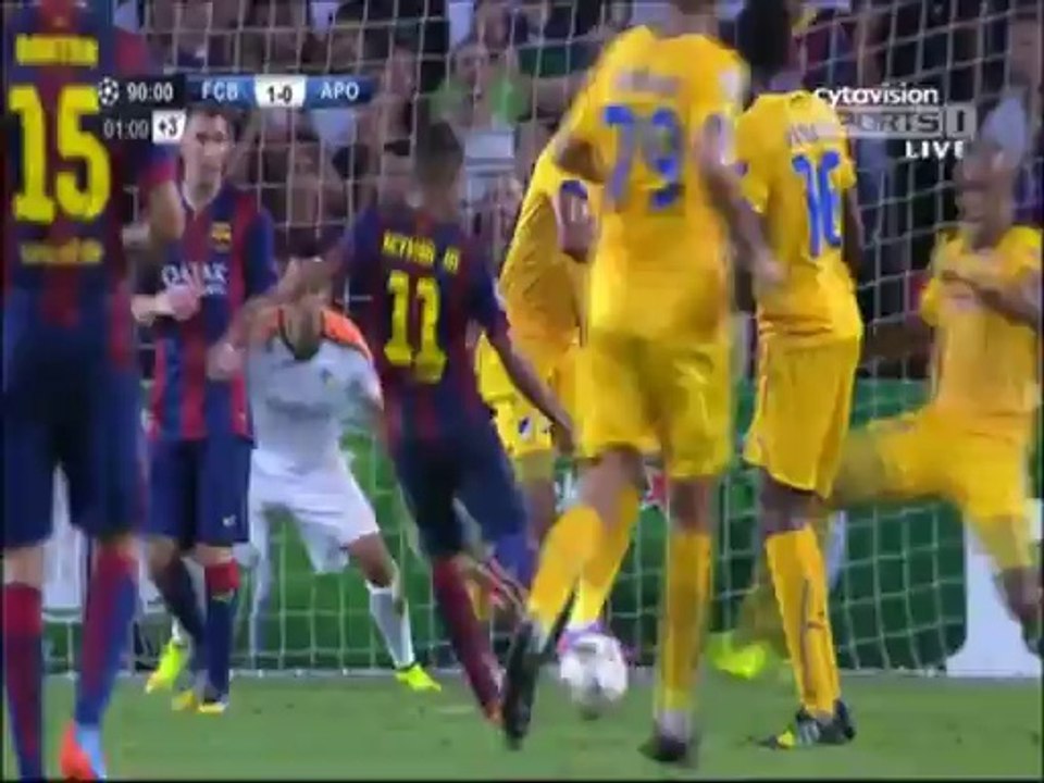 Μπαρτσελόνα-ΑΠΟΕΛ Φάση Μαντούκα 91'