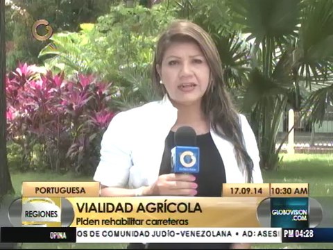 Agricultores de Portuguesa exigen mejoras en las vías agrícolas