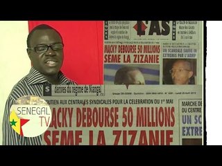 Revue de Presse Senegaltv du 29 Avril 2013