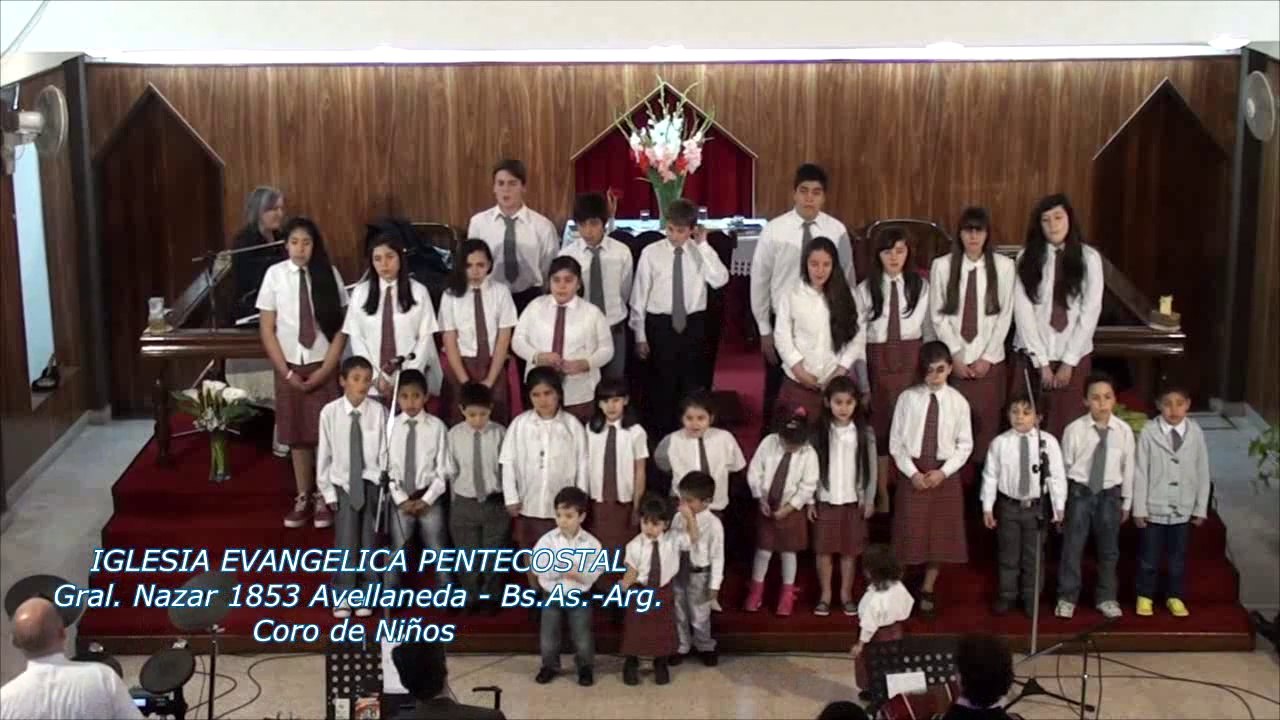 Iglesia Evangélica Pentecostal - Alabanza Coro de Niños(2). Día del Pastor. 31-08-2014