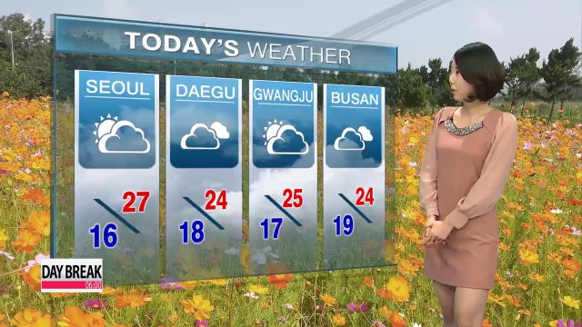 Getting sunnier and warmer up north