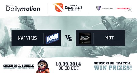 Na'Vi.US vs NoT Game 2 - Dota 2 Champions League @DotaCapitalist & @NahazDota