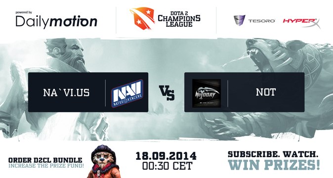 Na'Vi.US vs NoT Game 2 - Dota 2 Champions League @DotaCapitalist & @NahazDota