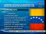 Venezuela rechaza informe en materia de drogas de EEUU