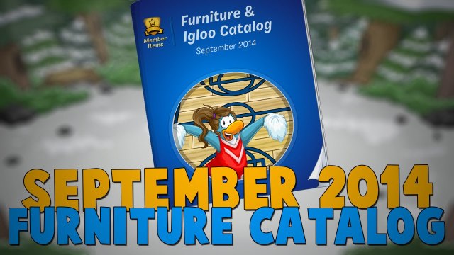 Club Penguin: September 2014 Furniture Catalog Cheats