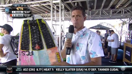 Filipe Toledo and Adriano De Souza at 2014 Hurley Pro at Trestles