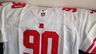 2014 NFL Week 2:Giant vs Cardinals 14:25 Nike New York Giants #90 Pierre-Paul White Replica Elite Jerseys sell at jerseys-china.cn
