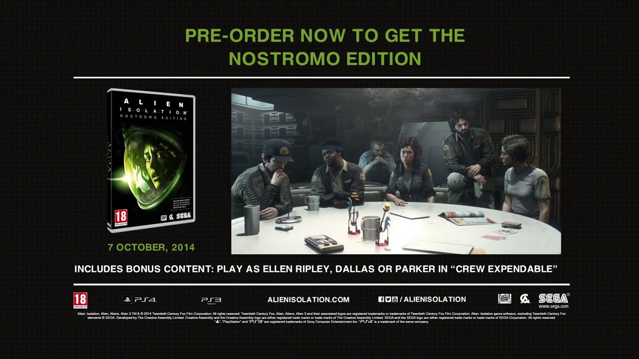 Alien : Isolation (PS4) - Trailer Survivor Mode