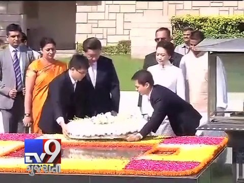 Chinese President Xi Jinping visits Rajghat - Tv9 Gujarati