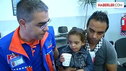 Askeri uçak Filistinli yaralılar için havalandı -