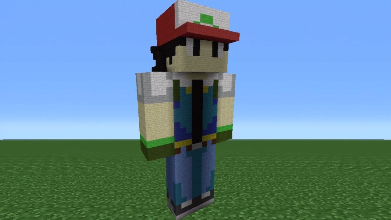 Minecraft Tutorial: How To Make An Ash Statue
