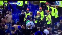 AS Roma-CSKA Moscou: Lancer de fumigènes entre supporters