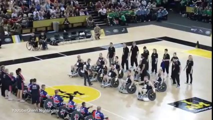 Un haka en fauteuil roulant !