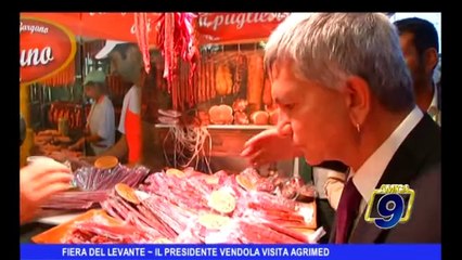 FIERA DEL LEVANTE | Il presidente Vendola visita Agrimed