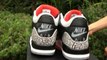 Authentic Nike Air Jordan 3 Retro Black Grey Red Mens Shoes www.sports3y.ru