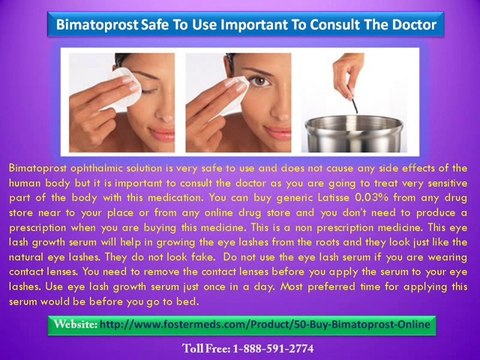 Bimatoprost Ophthalmic Solution Get Thick and Long Eyelashes