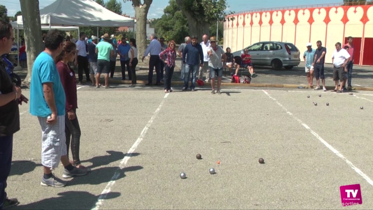 Grand concours de pétanque dimanche 5 octobre autour de la Place Carnot de Carcassonne.
