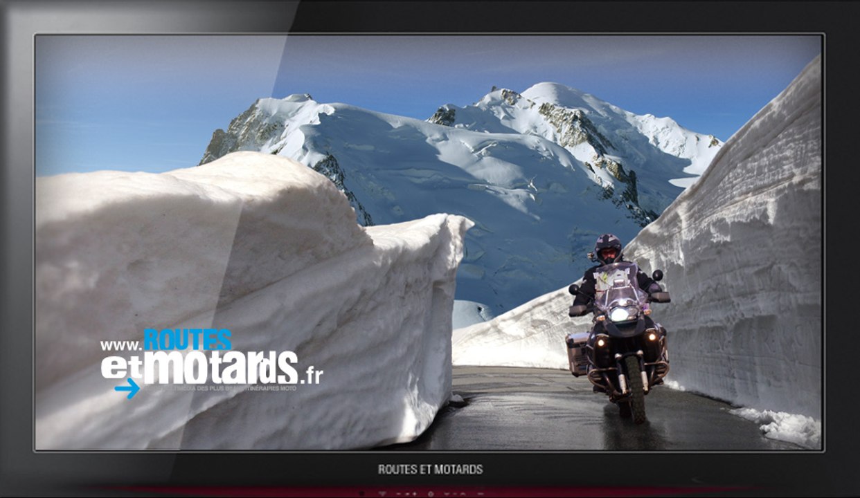 Balade moto autour du Mont-Blanc