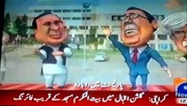 geo news funny video clip for asif ali zardari& nawaz sharif [18th September, 2014