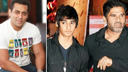 Salman khan To Launch Suniel Shetty's son Ahaan