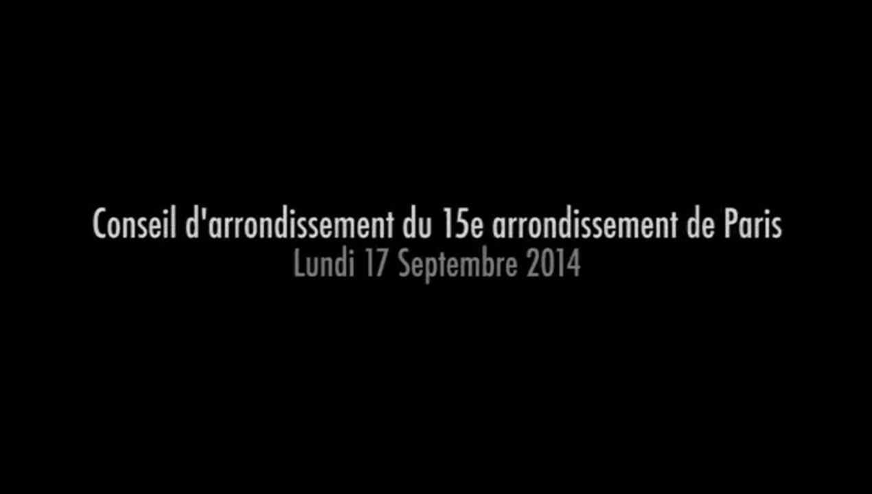 Conseil d'arrondissement du Lundi 15 septembre 2014