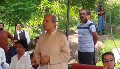 This Was The Briefing By Javed Hashmi B4 Azadi Marchi. #DefiningMoment