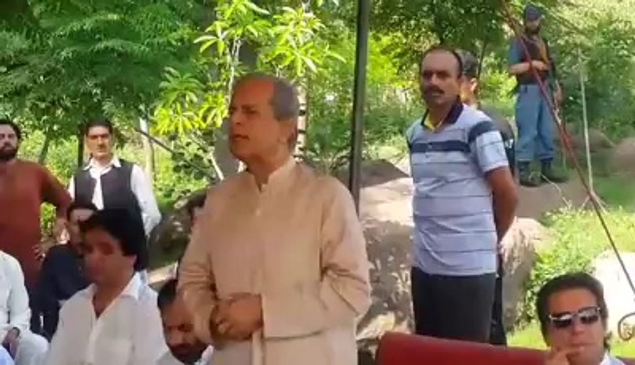 This Was The Briefing By Javed Hashmi B4 Azadi Marchi. #DefiningMoment