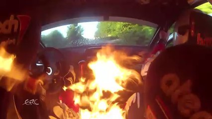 FIA ERC GEKO Ypres Rally 2014 - Escape from Fire