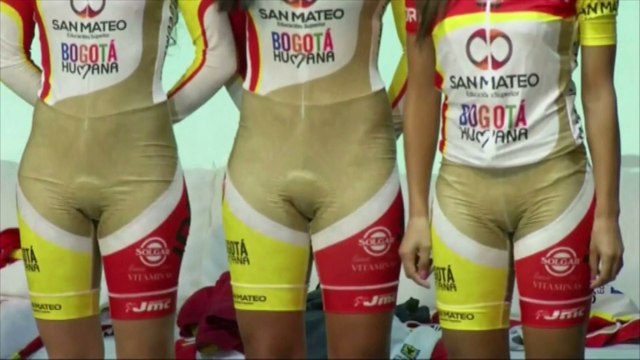 Les cyclistes colombiennes défendent leur maillot ambigü