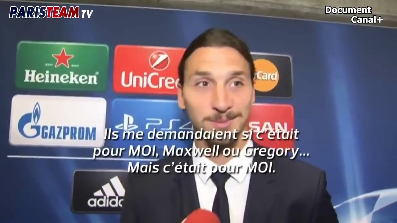 Ajax-PSG : la banderole pour Zlatan