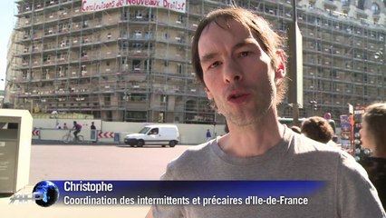Des intermittents et précaires occupent le chantier du Lutétia