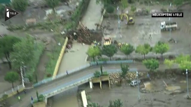 Intempéries dans l'Hérault : les images d'hélicoptère