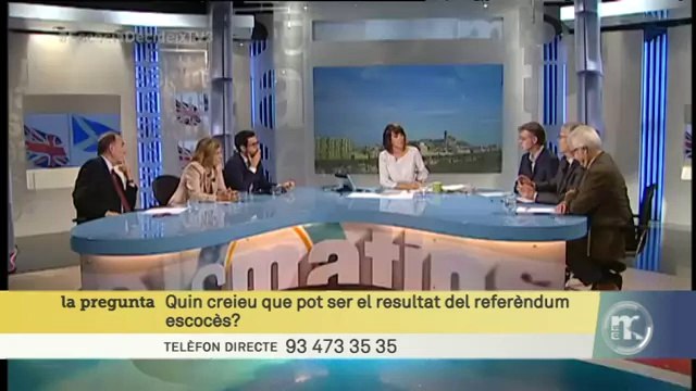 TV3 - Els Matins - Tertúlia del 18/09/14 (part 1). Referèndum a Escòcia