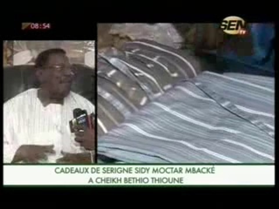 Cadeaux de Serigne Sidy Mokhtar Mbacké à Cheikh Bethio Thioune