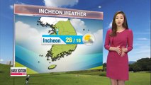 Bright, sunny day expected tomorrow except on Jeju