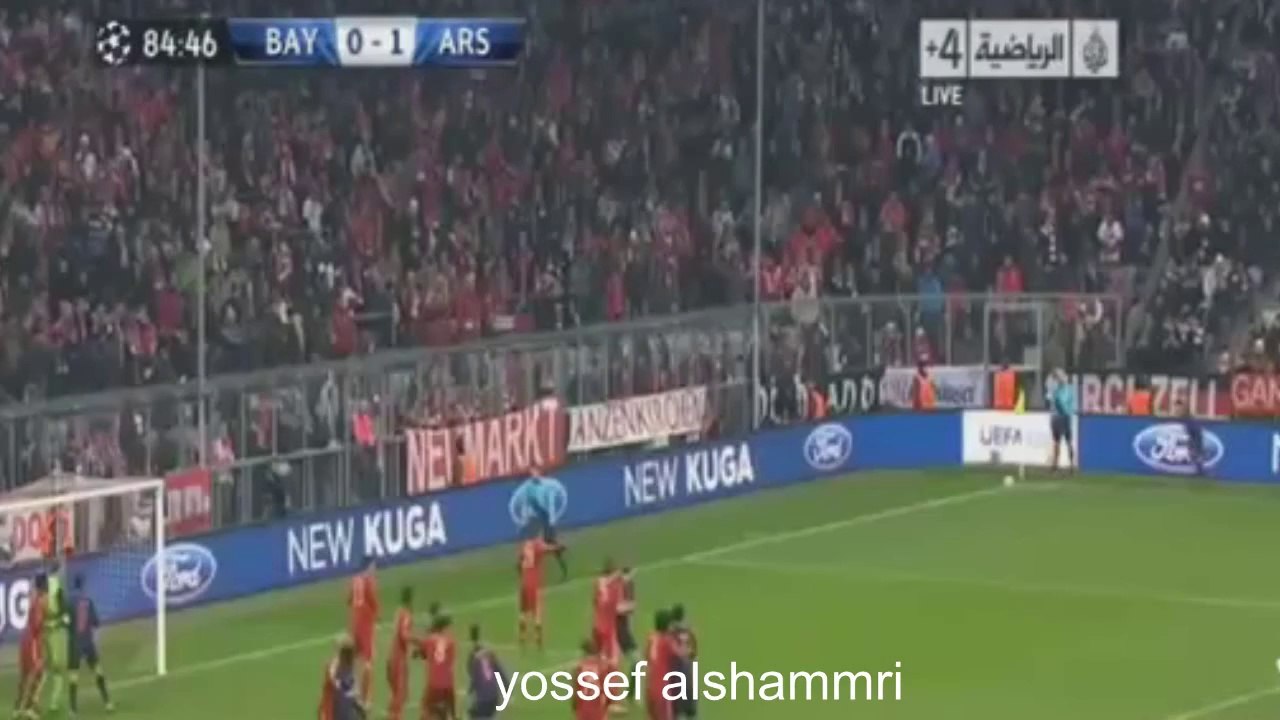 Bayern munchen 0-2 Arsenal ، 2012