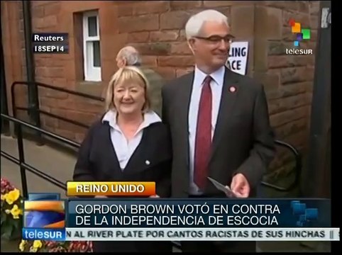 Escocia: vota Alex Salmond en referendo independentista