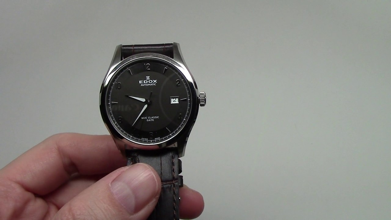 Edox WRC Classic Date Automatic Men's Watch Ref: 80086-3-GIN