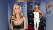 Mel B And Heidi Klum Style It Out For The America's Got Talent Finale.