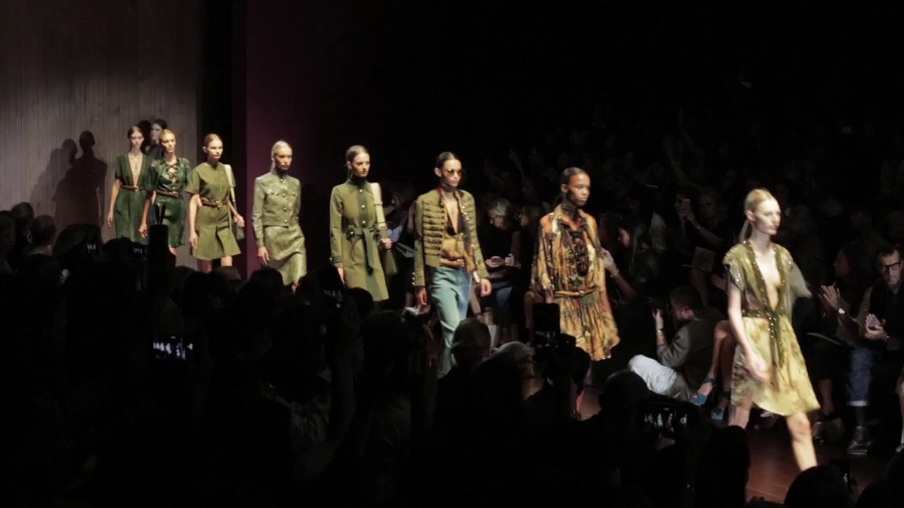 Interview post-show avec Frida Giannini au défilé Gucci printemps-été 2015