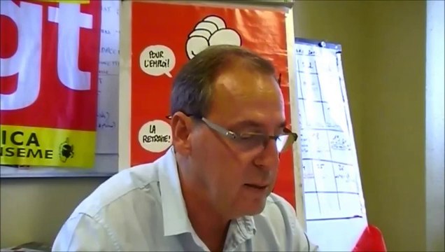 Réunion du comité général CGT 18 septembre 2014