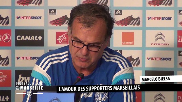 Bielsa et l'amour des supporters Marseillais