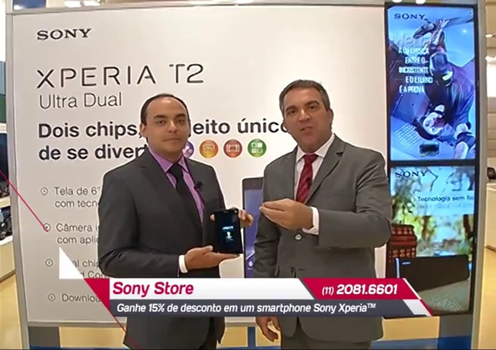 Mega TV – Programa de Sustentabilidade Sony Store – Xperia T2