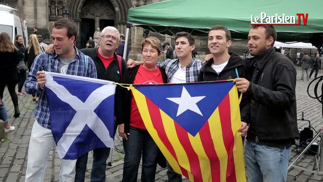 Indépendance de l'Écosse : des Catalans ont fait le déplacement