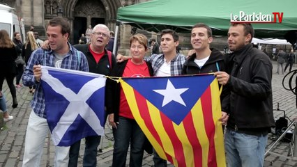 Indépendance de l'Écosse : des Catalans ont fait le déplacement